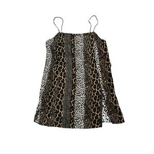 Animal strip pattern dress